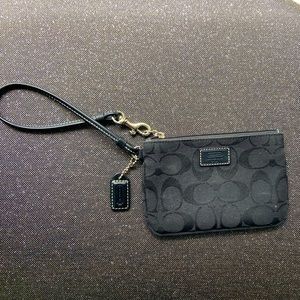 Coach Corner Zip Wristlet